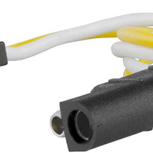 CURT 58020 2-Pin Flat Wiring Harness with 12-Inch Wires