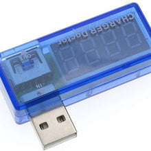 ZEFS--ESD Electronic Module Digital USB Mobile Power Charging Current Voltage Tester Meter Mini USB Charger Doctor Voltmeter Ammeter LED Display