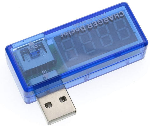 ZEFS--ESD Electronic Module Digital USB Mobile Power Charging Current Voltage Tester Meter Mini USB Charger Doctor Voltmeter Ammeter LED Display