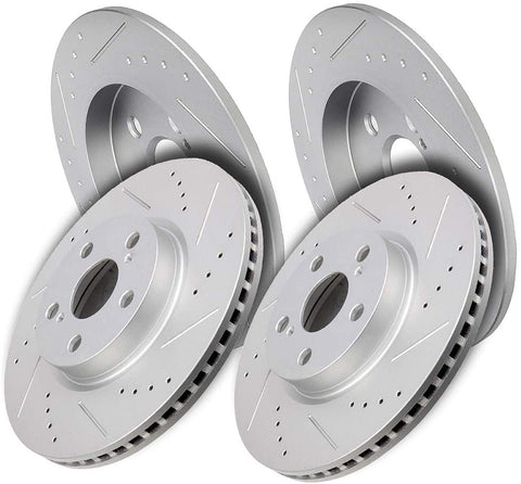 CTCAUTO Brake Rotor Kits Premium Disc fit for 2009-2010 for P ontiac Vibe,2009-2019 for T oyota Corolla,2009-2013 for T oyota Matrix