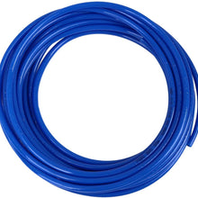 X AUTOHAUX Universal Truck Car 10 Meter 32.8ft 5mm Inner Dia Universal Polyurethane PU Vacuum Hose Tube Blue