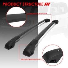 OE Style Matte Black Roof Rack Rail Cross Bars w/ABS Mounting Brackets Replacement For Jeep Renegade Cross Bar 15-20
