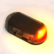 PerfecTech Car Solar Power Simulated Dummy Alarm Warning Anti-Theft LED Flashing Security Light with new USB port(Red)