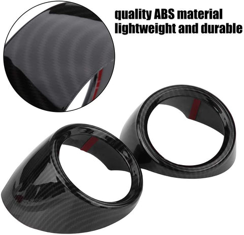 Bediffer Durable Vent Trim Sticker Side Air Outlet Cover Air Conditioner Trim for Rust-Proof for Car Parts