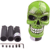 AutoBoy ABy Skull Head Gear Stick Shift Shifter Knob Lever Cover Universal Fit for Most Manual Transmission Vehicles(Silver)