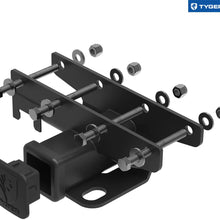 Tyger Auto TG-HC2J003B Hitch & Cover Kit Compatible with 2018-2021 Jeep Wrangler JL/JLU 2 Door & 4 Door (Excl 2018 JK Models) Factory Style 2 inch Rear Receiver Hitch Tow Towing Trailer Hitch