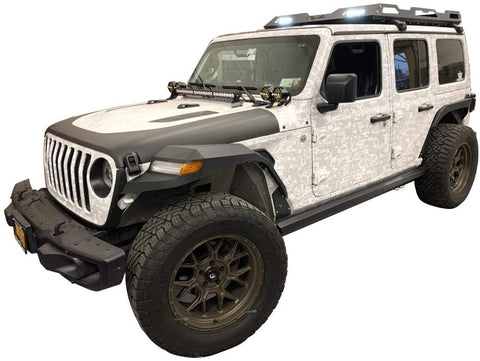 VANGUARD Black Powdercoat Endurance Rack | Compatible with 18-20 Wrangler JL