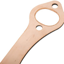 LucaSng A Pair SBC Oval Port Copper Header Exhaust Gasket Seal For Chevy SB 327 305 350 383 Reusable Exhaust Manifold Gasket Set