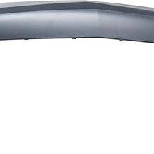 Front Bumper Cover for MERCEDES BENZ C-CLASS 2015-2018 Primed with Sport Package with Surround View (2017 Convertible/Coupe)/Sedan