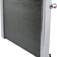 OzCoolingParts 73-91 Chevy C/K/P/R Series Radiator, 4 Row Core Aluminum Radiator for Chevy C10/C20/30/K10 R1500 R2500 R3500 Pickup Trucks Blazer Jimmy Suburban 1973-1991 1974 89 90