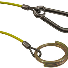 AB Tools 1m 3mm Braked Trailer Break Away Cable (Yellow) TR028