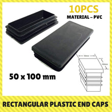 cobud Ladeyi Plastic Tubing Plug 10/50 Pcs Plastic End Caps Steel Tube Inserts Steel Fence Post Pipe Tube Cover Insert for Fence Railings Steel Pipes Garden Furniture 5050/50100 Mm Frugal