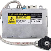 WMPHE Compatible with Headlight Ballast with Ignitor Toyota Prius, Avalon, Sienna, Lexus ES300, ES330, LS430, Lincoln Aviator Replaces 81107-2D020, 85967-0E020, DDLT002, KDLT002