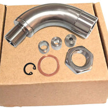 Ternence Flynn 90 Degree J-Style Oxygen Sensor Restrictor Fitting with Adjustable Gas Flow Inserts, O2 Sensor Defouler Fit for M181.5 Thread Oxygen Sensor