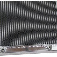 OzCoolingParts Polaris Ranger XP 900 Radiator, 2 Row Core Aluminum Radiator for Polaris Ranger XP 900 EPS 2013-2016 2014 2015, OEM 1240664 ATV Polaris Ranger Radiator