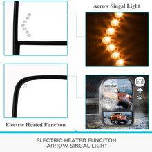 YITAMOTOR Compatible with Chevy Towing Mirrors, Chevrolet Silverado Side Mirror, GMC Sierra Tow Mirrors, pair 2003-2007 Power Heated with Arrow Signal Light