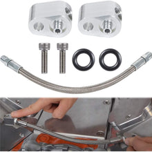 For LS Engine 3-Bolt DBC DBW Gen 3 Throttle Cylinder Body Bypass Steel Braided Hose Kit - Coolant Steam Port Crossover Tube Set Fits for LSX LS1 LM7 LR4 LQ4 LS6 L59 LQ9 LM4 L33 551694H (7-Pack)