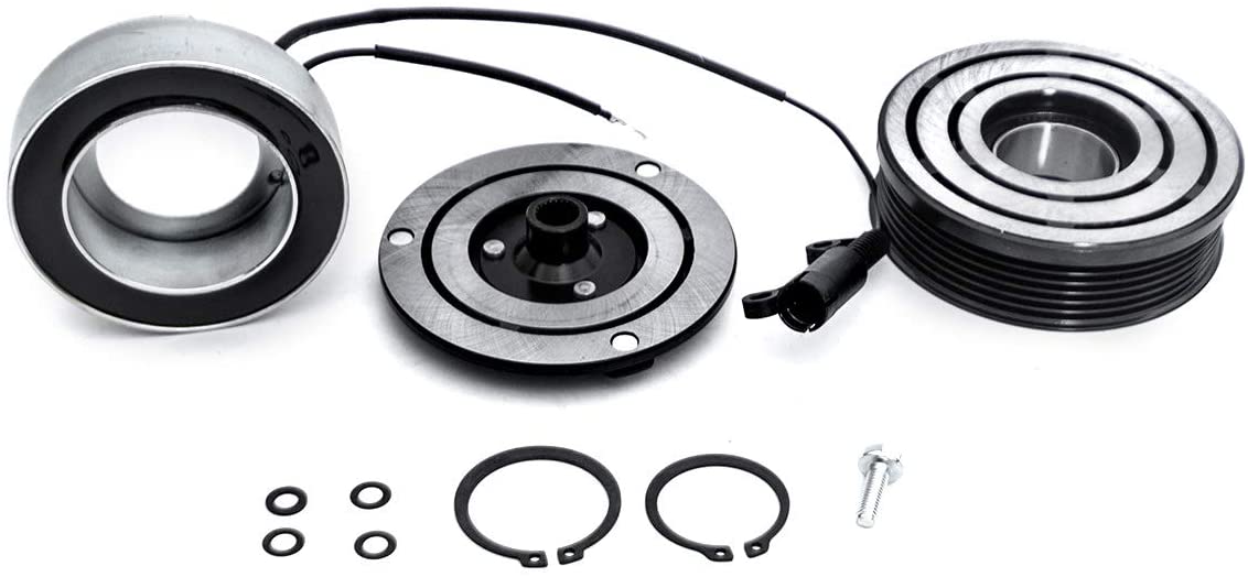 AC Compressor Clutch Assembly Repair Kit CO 11068LC 64526918122 Fit for 2002-2006 Mini Cooper 1.6L