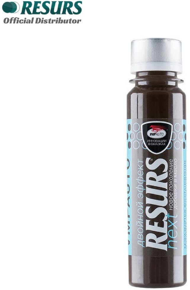 RESURS NEXT GENERATION OF REMETALIZER 75g. Oil Additive For Car Engine/Petrol/Diesel Engine/LPG Engine/Car Engine Restore Nano Technology/Diesel Additive/Oil Treatment Engine/Nano Restorer/Remetalizer