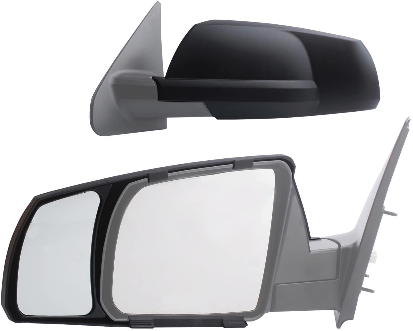 Fit System 81300 Snap-on Black Towing Mirror for Toyota Tundra/Sequoia - Pair