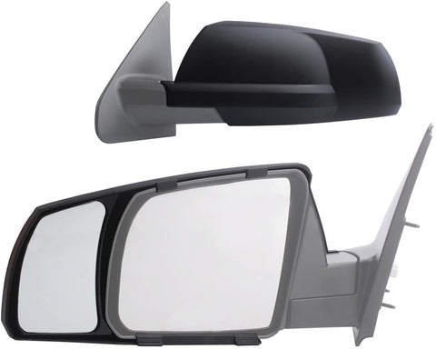 Fit System 81300 Snap-on Black Towing Mirror for Toyota Tundra/Sequoia - Pair