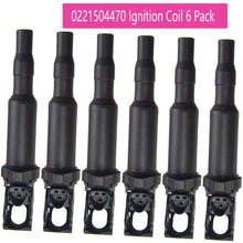 TOPEMAI 0221504470 Ignition Coil for BMW X3 X5 M5 M6 Z4 325i 325Ci 328i 330Ci 335i 525i 525xi N54 528i 530i 535i 545i 745Li Series replace 12137594937 00044 (6 Pack)