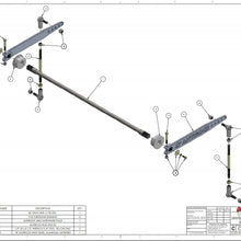 NEW CURRIE ANTIROCK FRONT SWAY BAR KIT,ALUMINUM ARMS,COMPATIBLE WITH 97-06 WRANGLER TJ & LJ 1997 1998 1999 2000 2001 2002 2003 2004 2005 2006