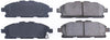 Power Stop 17-1552, Z17 Front Ceramic Brake Pads with Hardware