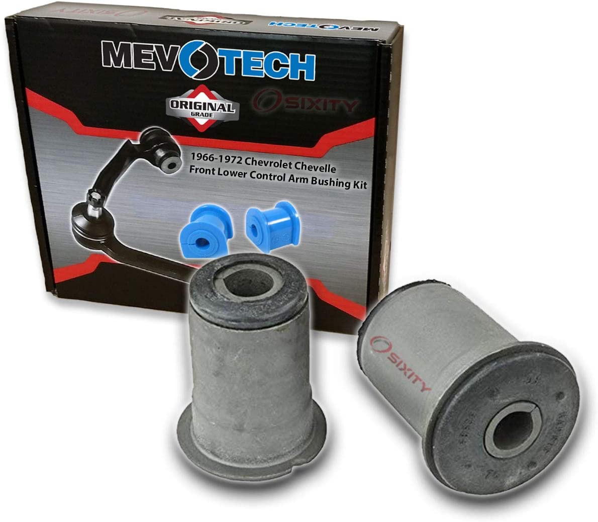 Mevotech Front Lower Control Arm Bushing Kit for 1966-1972 Chevrolet Chevelle - Suspension Springs Absorber