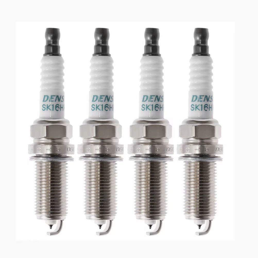 Lovey-AUTO OEM # 90919-01233 Car 4PCS Ignition Plug Iridium Spark Plugs Nozzles For Toyota 4Runner FJ Cruiser Highlander Sienna Tundra Venza Scion tC