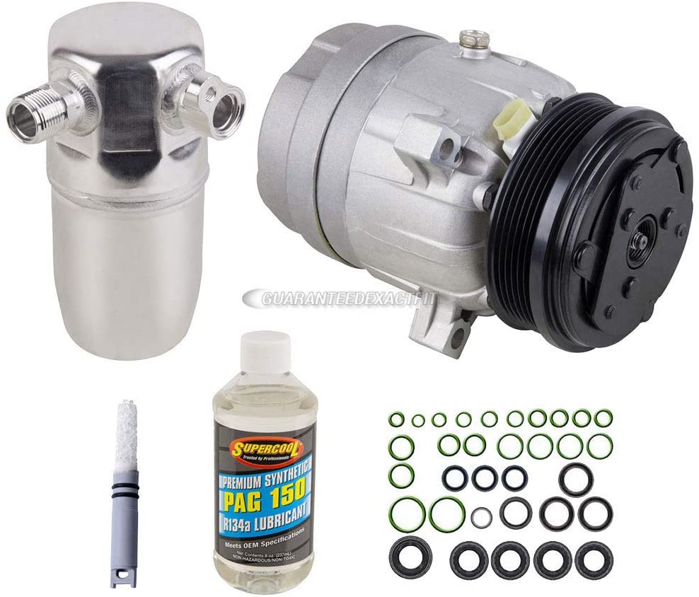 AC Compressor & A/C Repair Kit For Chevy Impala Monte Carlo Buick Regal Pontiac Grand Prix 3800 3.8L V6 - BuyAutoParts 60-80133RK New