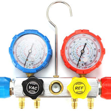 ANNCARY Air Conditioning Refrigerant Charging Measuring Hose Recharge Kit Recharge Hose with Gauge for Car AC Air Conditioning R12 R22 R134a R502