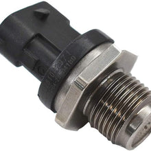 WFLNHB 0281002971 Fuel Rail Pressure Sensor Plastic & Stainless Steel Fit for Chevrolet LBZ LMM 6.6L GM Duramax 2006 2007 2008 2009 2010