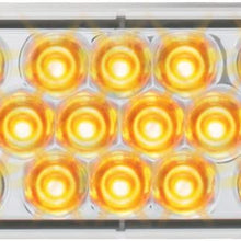 GG Grand General 76522 Red/Red LED Strobe Light (Oval Pearl Grommet and Pigtail)