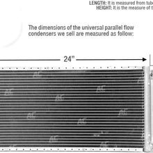 CLIMAPARTS CNFP1124 AC A/C Universal Condenser Parallel Flow 11 x 24 O-ring #6 And #8