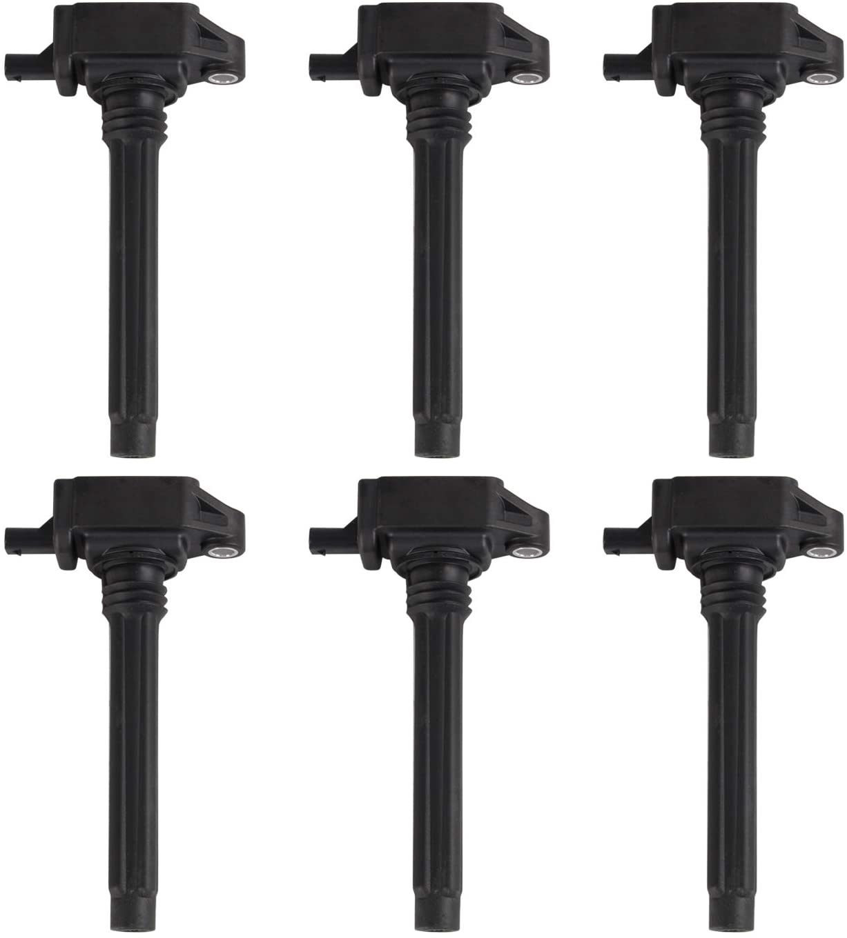 6 Packs Replace C1791 UF648 Ignition Coils Compatible with 2011-2019 Grand Cherokee Wrangler Chrysler 300 Town & Country Dodge Charger Journey Durango Ram Volkswagen V6 3.6L