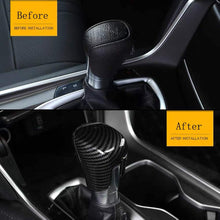 Gear Shifting Knob Cover ABS Carbon Fiber CVT Change Lever Trim Fit for 10th Gen Honda Accord Sedan 2021 2020 2019 2018 - Automatic Transmission