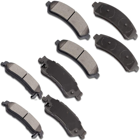 Ceramic brakes Pads,OCPTY Quick Stop Front Rear Brake Pad fit for 1998-2005 Chevrolet Blazer,2001-2004 Chevrolet S10,1998-2001 GMC Jimmy,2001-2004 GMC Sonoma,1997-2001 Oldsmobile
