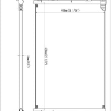 DFSX New All Aluminum Material Automotive-Air-Conditioning-Condensers, For 2007-2013 Mitsubishi Outlander,2008-2017 Mitsubishi Lancer,2011-2017 Mitsubishi Outlander Sport