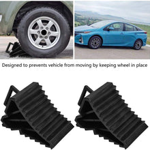 Wheel Stopper, 2pcs Car Anti-slip Block Tyre Slip Stopper Wheel Alignment Block Tire Support Pad