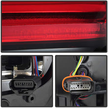 ACANII - For 2015 2016 2017 2018 Ford F150 w/Blind Spot Sensor Red Clear Full LED Light Tube Tail Lights Brake Lamps