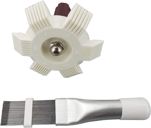 Wisepick Fin Straightener Air Conditioner Fin Comb, AC Condenser Fin Straightener Cleaner Evaporator Radiator Fin Cleaning Tool