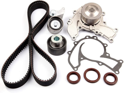 Engine Timing Part Belt Set Timing Belt Kits, SCITOO fit Acura SLX Honda Isuzu Rodeo Trooper 3.2L 1992-1997 Replacement Timing Tools with Water Pump 6VD1
