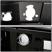 ACANII – Para Chevy Silverado/GMC Sierrsa 1500 acero cromado completo parachoques trasero con montaje de orificios de sensor
