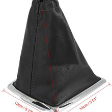 X AUTOHAUX Car Gear Shift Boot Cover Dust Cover Replacement for Ford Focus 2005-2012