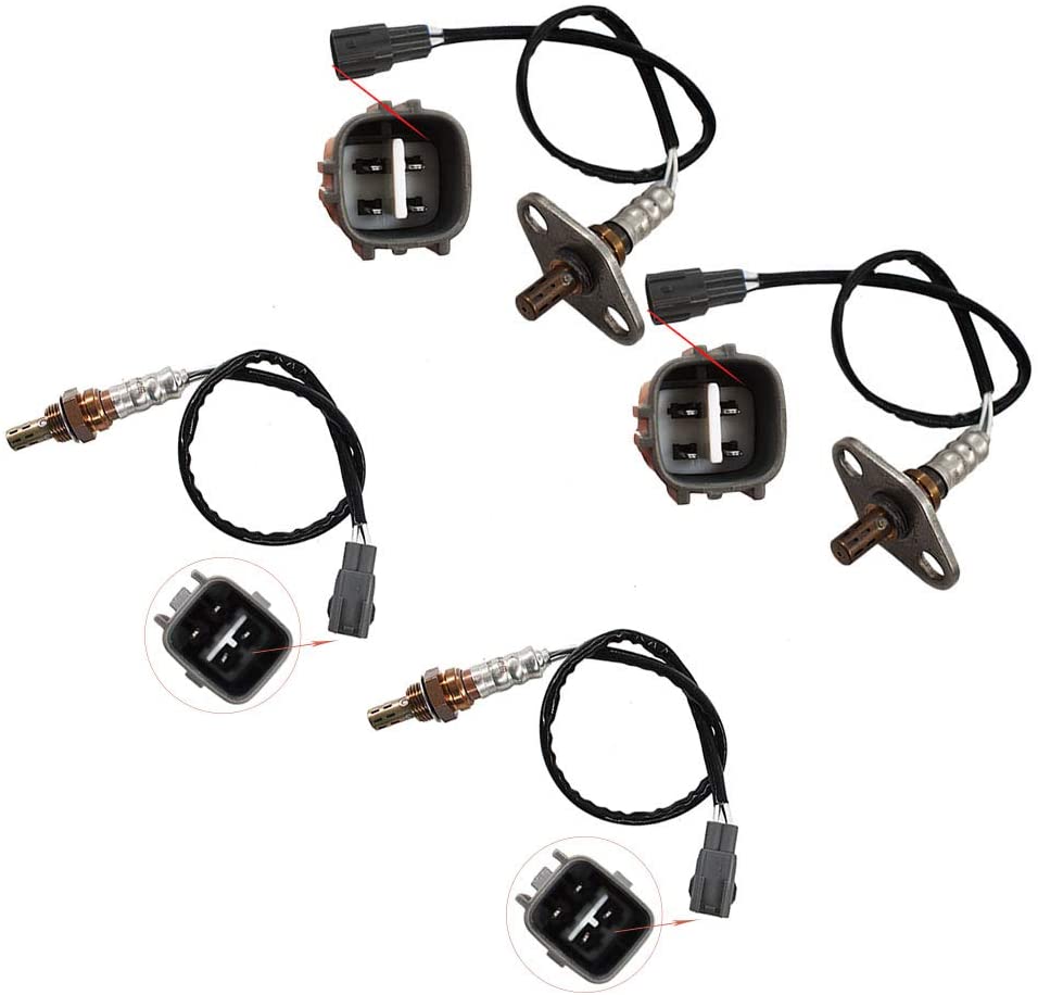 labwork 4Pcs Oxygen Sensor Fit for Toyota Tundra Sequoia RWD O2 Sensor Upstream Downstream 234-4161 x2 234-4169 x2