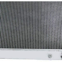 OzCoolingParts 4 Row Core All Aluminum Radiator for 1965-1967 66 Pontiac LeMans/Tempest, GTO(66mm Core)