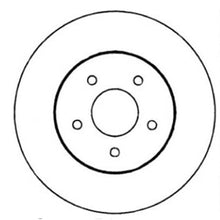 StopTech 127.42071L Sport Drilled/Slotted Brake Rotor (Front Left), 1 Pack