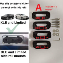 ROSY PIXEL Roof Rack Cross Bars 2014-2019 for Toyota Highlander Cargo Top Luggage Carrier