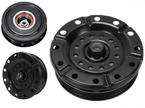 AC Compressor Clutch TBVECHI A/C AC Compressor Clutch Repair Kit Fit for 07-12 Yaris W/Coil Pulley Plate